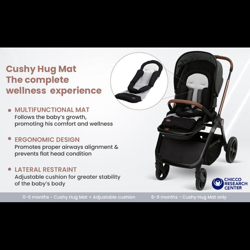 Mysa Stroller Black Satin image number 5